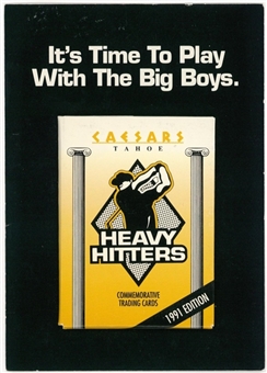 1991-92 Caesar’s Lake Tahoe "Heavy Hitters" Promotional Golf Set Unopened Pack, Featuring Michael Jordan – Possibly The Only Known Unopened Set!